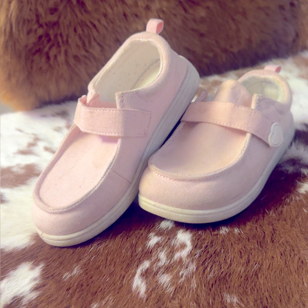 Wonder Nation Pink Sneakers Velcro Closure